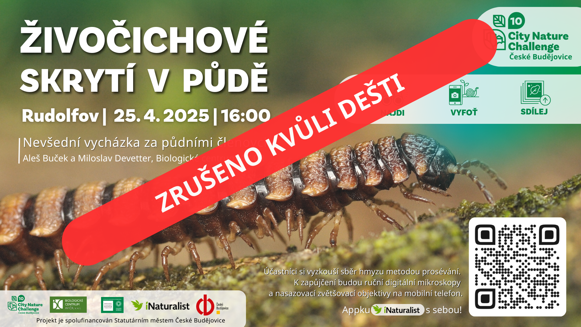 CNC 2025 EXKURZE PŮDA ZRUŠENO